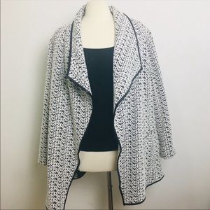 Calvin Klein Plus Size Houndstooth Jacket 22